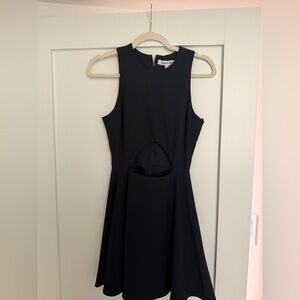 Elizabeth & James Cutout Navy Dress